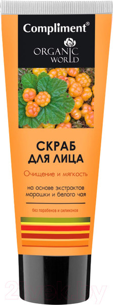 Изображение товара Скраб для лица Compliment Organic World Очищение и мягкость (80мл)