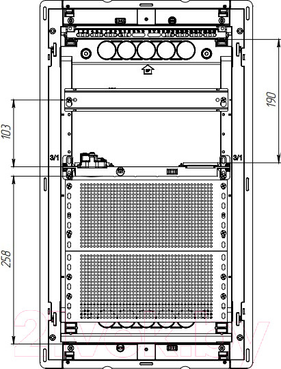 Изображение товара Дверь для щита EKF Nova PROxima / nv-door-pm-3