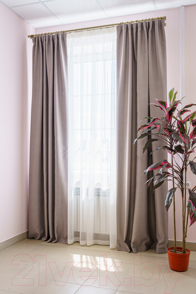 Изображение товара Комплект штор Decoretto Блэкаут светлый БСС-K20 (425x270, серый)