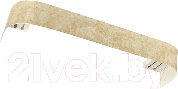 Изображение товара Карниз для штор LEGRAND Венециано с поворотами 7см 1.6 2-х рядный / 58101293 (жемчуг)