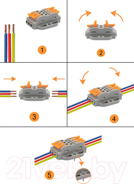 Изображение товара Клемма Rexant 07-6263-5 (5шт)