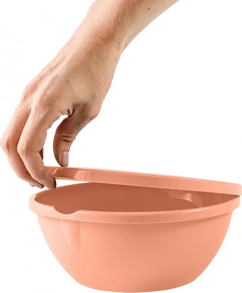 Изображение товара Набор мисок Plast Team Helsinki с крышками PT127910040 (3шт, персиковая карамель)