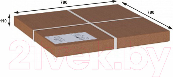 Изображение товара Журнальный столик Мебелик Глория С (орех)