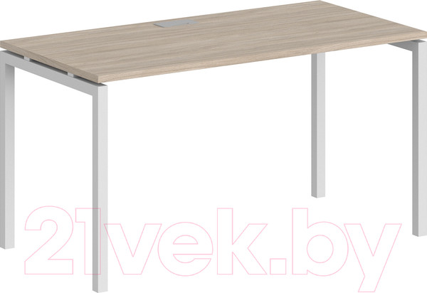 Изображение товара Письменный стол Norden 120x70x75 / SG.204.OL.44.WH (белый/дуб светлый)