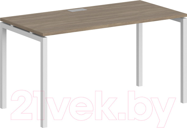Изображение товара Письменный стол Norden 120x70x75 / SG.204.OD.44.WH (белый/дуб темный)