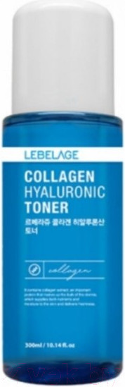 Изображение товара Тонер для лица Lebelage Collagen Hyaluronic с гиалуроновой кислотой и коллагеном (300мл)