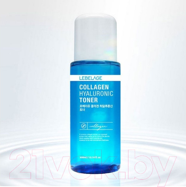 Изображение товара Тонер для лица Lebelage Collagen Hyaluronic с гиалуроновой кислотой и коллагеном (300мл)