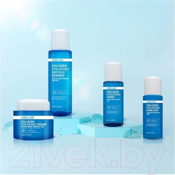 Изображение товара Тонер для лица Lebelage Collagen Hyaluronic с гиалуроновой кислотой и коллагеном (300мл)