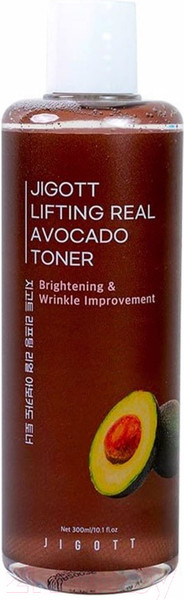 Изображение товара Тонер для лица Jigott Lifting Real Avocado Toner (300мл)