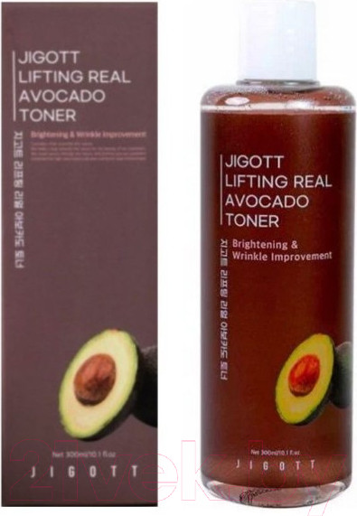 Изображение товара Тонер для лица Jigott Lifting Real Avocado Toner (300мл)
