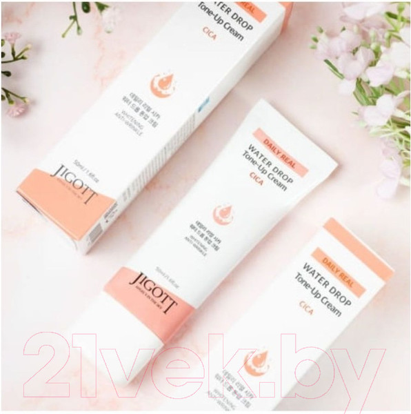 Изображение товара Крем для лица Jigott Daily Real Cica Water Drop Tone Up Cream (50мл)