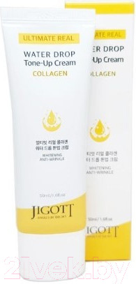 Изображение товара Крем для лица Jigott Ultimate Real Collagen Water Drop Tone Up Cream (50мл)