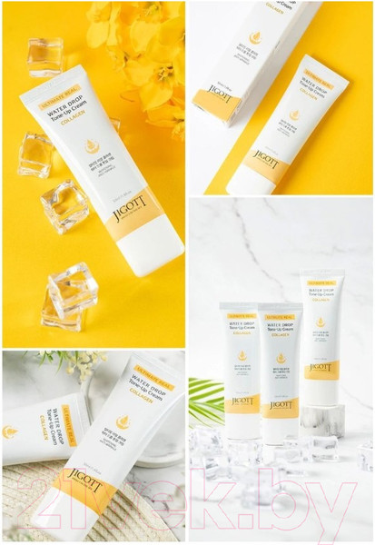 Изображение товара Крем для лица Jigott Ultimate Real Collagen Water Drop Tone Up Cream (50мл)
