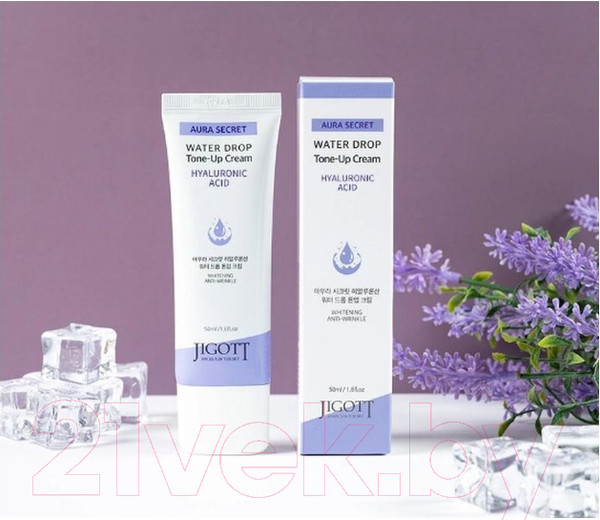 Изображение товара Крем для лица Jigott Aura Secret Hyaluronic Acid Water Drop Tone Up Cream (50мл)