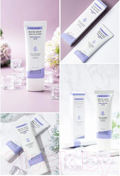 Изображение товара Крем для лица Jigott Aura Secret Hyaluronic Acid Water Drop Tone Up Cream (50мл)