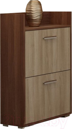 Изображение товара Тумба для обуви Памир 2С (шимо темный/шимо светлый)