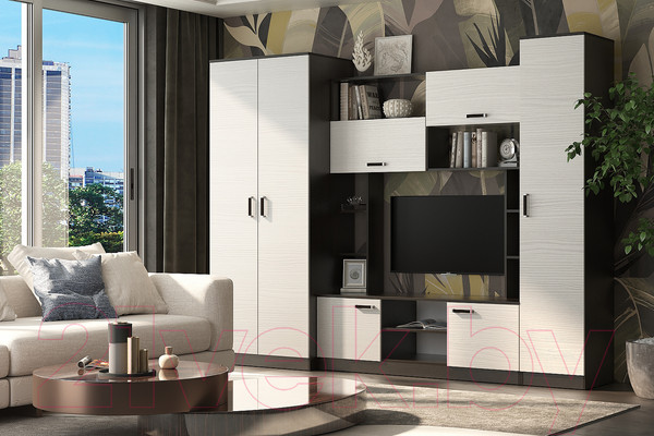 Изображение товара Стенка Евва Престиж-2 АЭП ПС-003-11 (без рисунка венге/бодега)