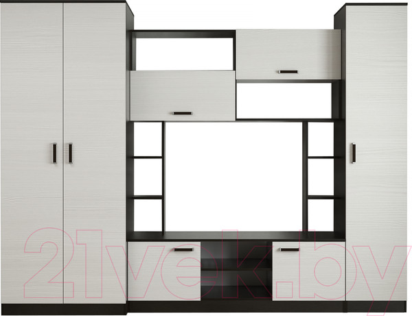 Изображение товара Стенка Евва Престиж-2 АЭП ПС-003-11 (без рисунка венге/бодега)