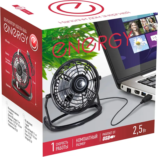 Изображение товара Вентилятор Energy EN-0604 / 030389 (черный)