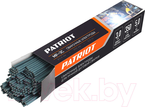 Изображение товара Электрод PATRIOT МР-3С 3.0мм/350мм (5кг)