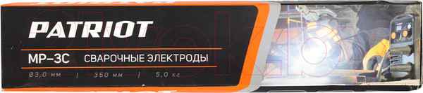 Изображение товара Электрод PATRIOT МР-3С 3.0мм/350мм (5кг)