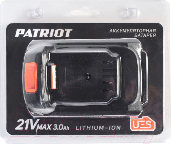 Изображение товара Аккумулятор для электроинструмента PATRIOT PB BR 21V Max Li-ion 3.0Ah UES