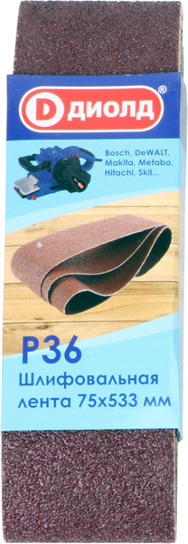 Изображение товара Набор шлифлент Диолд 90046005 (3шт)