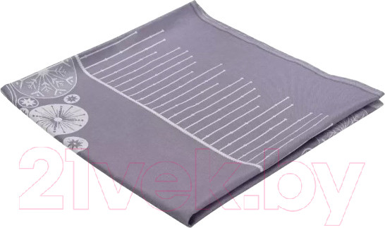 Изображение товара Скатерть Tkano New Year Essential TK21-TC0025 (фиолетово-серый/ледяные узоры)