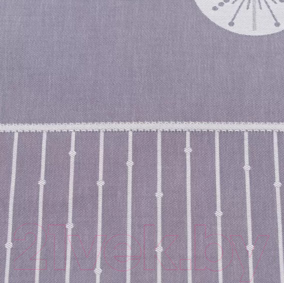 Изображение товара Скатерть Tkano New Year Essential TK21-TC0025 (фиолетово-серый/ледяные узоры)