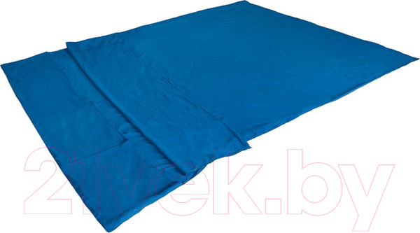 Изображение товара Вкладыш в спальный мешок High Peak Cotton Inlett Double / 23508 (синий)