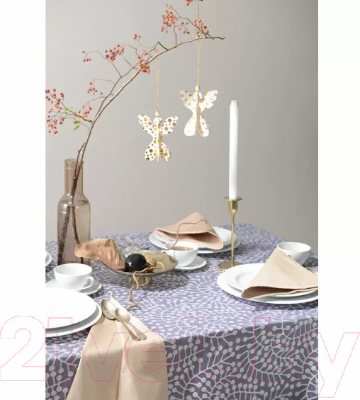 Изображение товара Скатерть Tkano Scandinavian Touch TK21-TC0022 (фиолетово-серый/спелая смородина)