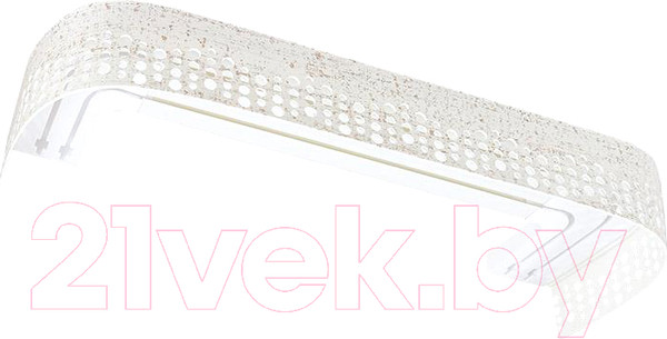 Изображение товара Карниз для штор LEGRAND Паон 2.4 с поворотами 2р / 58077206 (крап)