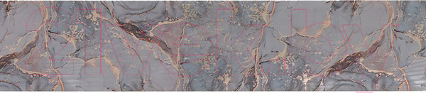 Изображение товара Карниз для штор LEGRAND Стоун с поворотами 7см 2.0м 2р / 58101267 (марбель)