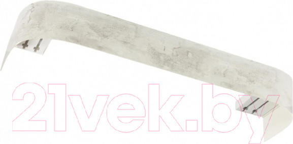 Изображение товара Карниз для штор LEGRAND Стоун 3.6м с поворотами 7см 2р / 58101265 (бетон)