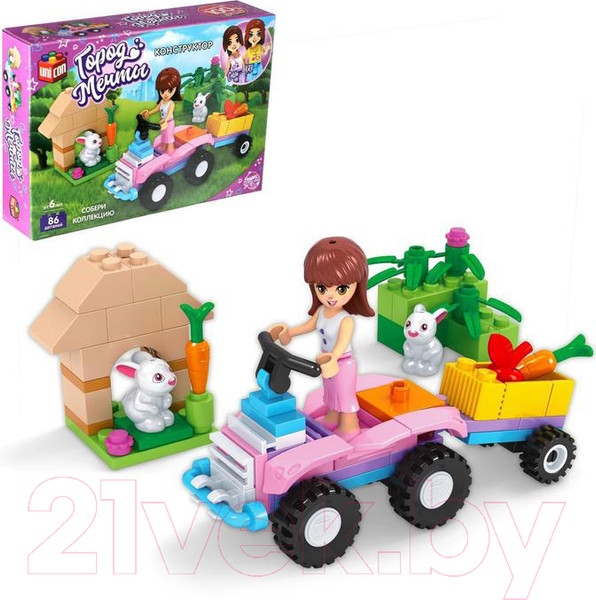 Изображение товара Конструктор Unicon Город мечты Квадроцикл / 5164157 (86эл)