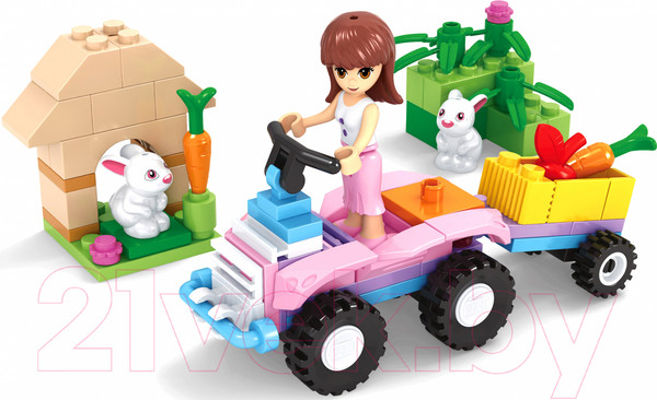 Изображение товара Конструктор Unicon Город мечты Квадроцикл / 5164157 (86эл)