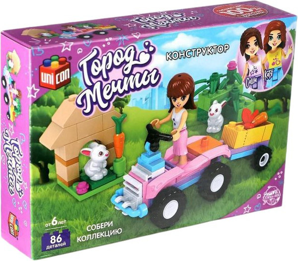 Изображение товара Конструктор Unicon Город мечты Квадроцикл / 5164157 (86эл)