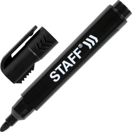 Маркер перманентный Staff Basic Logistic PM-150 / 152201 (черный)