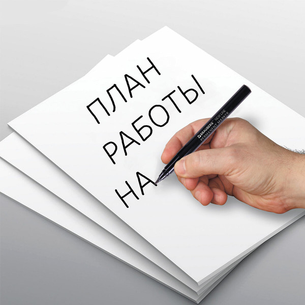 Изображение товара Маркер перманентный Brauberg New Line / 152209 (черный)