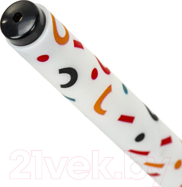 Изображение товара Ручка шариковая Brauberg Soft Touch Grip Confetti / 143723 (синий)