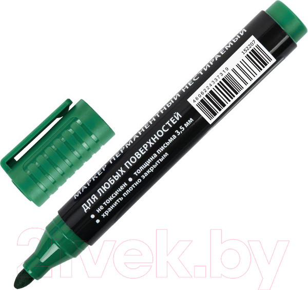 Изображение товара Маркер перманентный Brauberg Ultra Marker / 152207 (зеленый)
