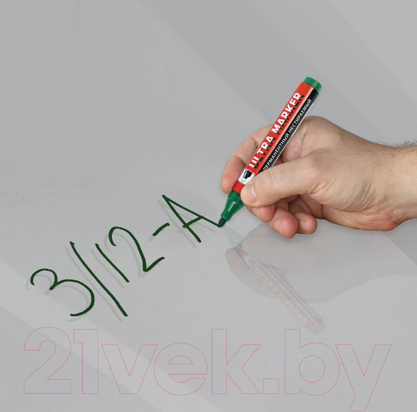 Изображение товара Маркер перманентный Brauberg Ultra Marker / 152207 (зеленый)