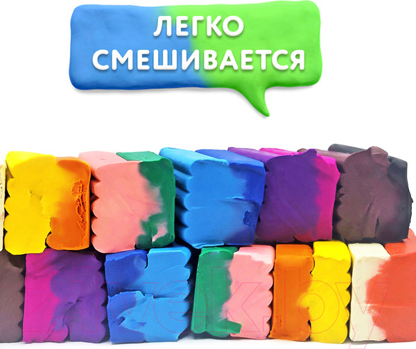 Изображение товара Пластилин Юнландия Веселый шмель / 106433 (24цв)