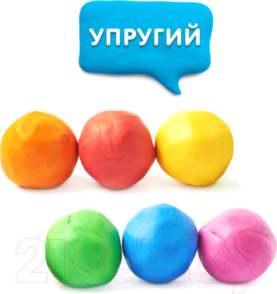 Изображение товара Пластилин Юнландия Веселый шмель / 106433 (24цв)