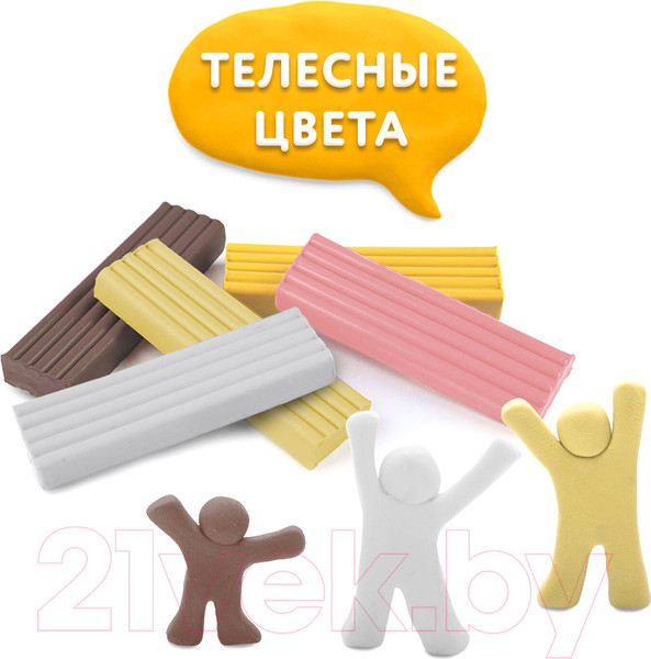 Изображение товара Пластилин Юнландия Веселый шмель / 106433 (24цв)