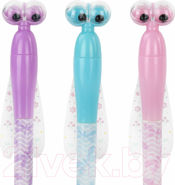 Изображение товара Ручка шариковая Юнландия Стрекоза / 143789 (в ассортименте)