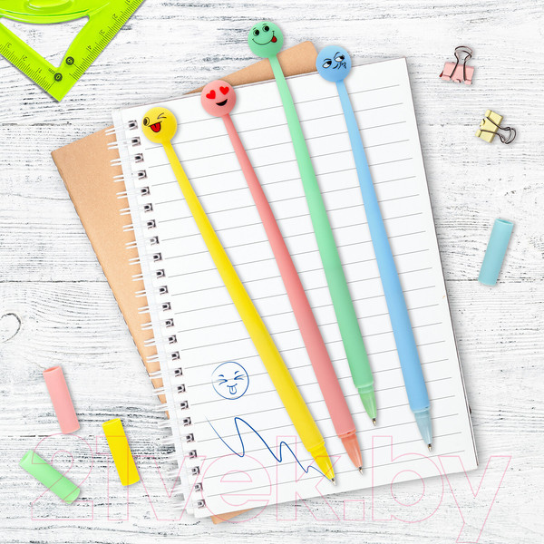 Изображение товара Ручка шариковая Юнландия Стрекоза / 143789 (в ассортименте)