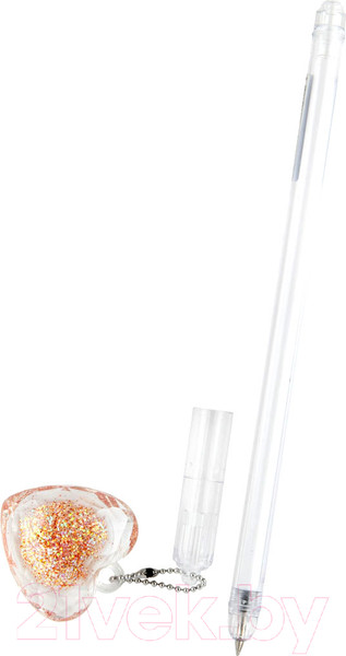 Изображение товара Ручка шариковая Юнландия Хрустальное сердце / 143792 (в ассортименте)