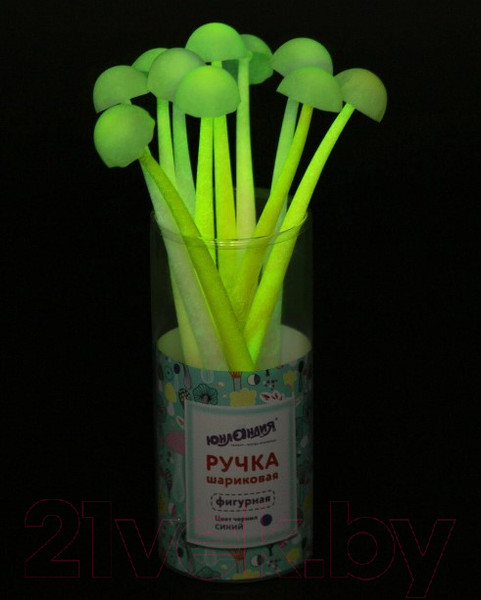 Изображение товара Ручка шариковая Юнландия Гриб / 143796 (в ассортименте)