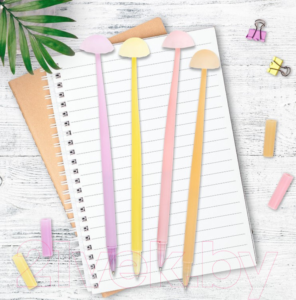 Изображение товара Ручка шариковая Юнландия Гриб / 143796 (в ассортименте)